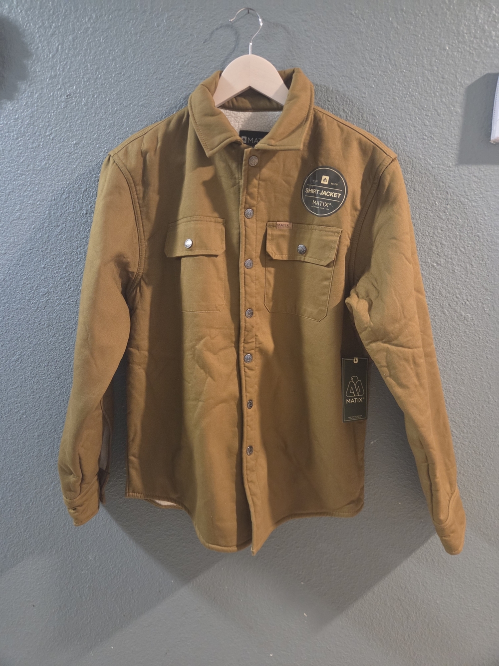 Matix Men's Tan Workwear Shirt Jacket